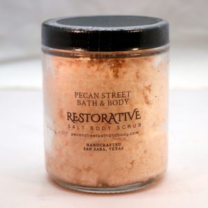 Restorative Salt Body Scrub from Pecan Street Bath & Body in San Saba, TX